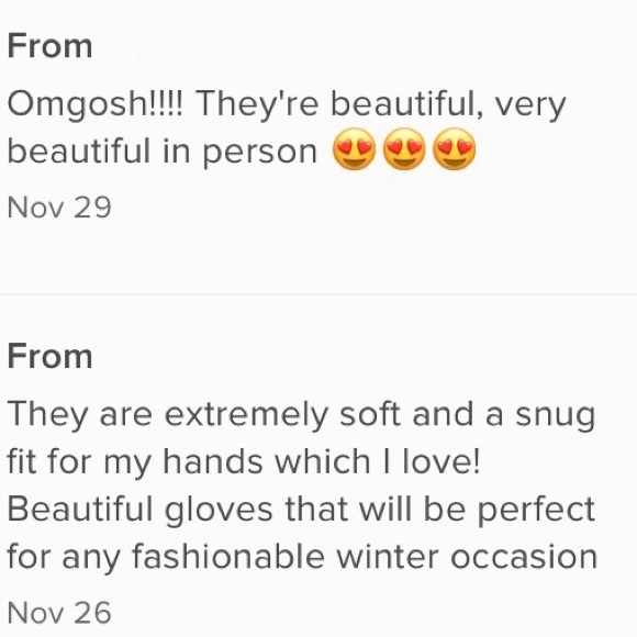 Luxurious Fur Pom Leather Gloves - Picture 6 of 6